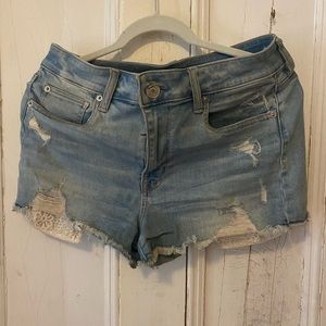 American eagle denim shorts.
